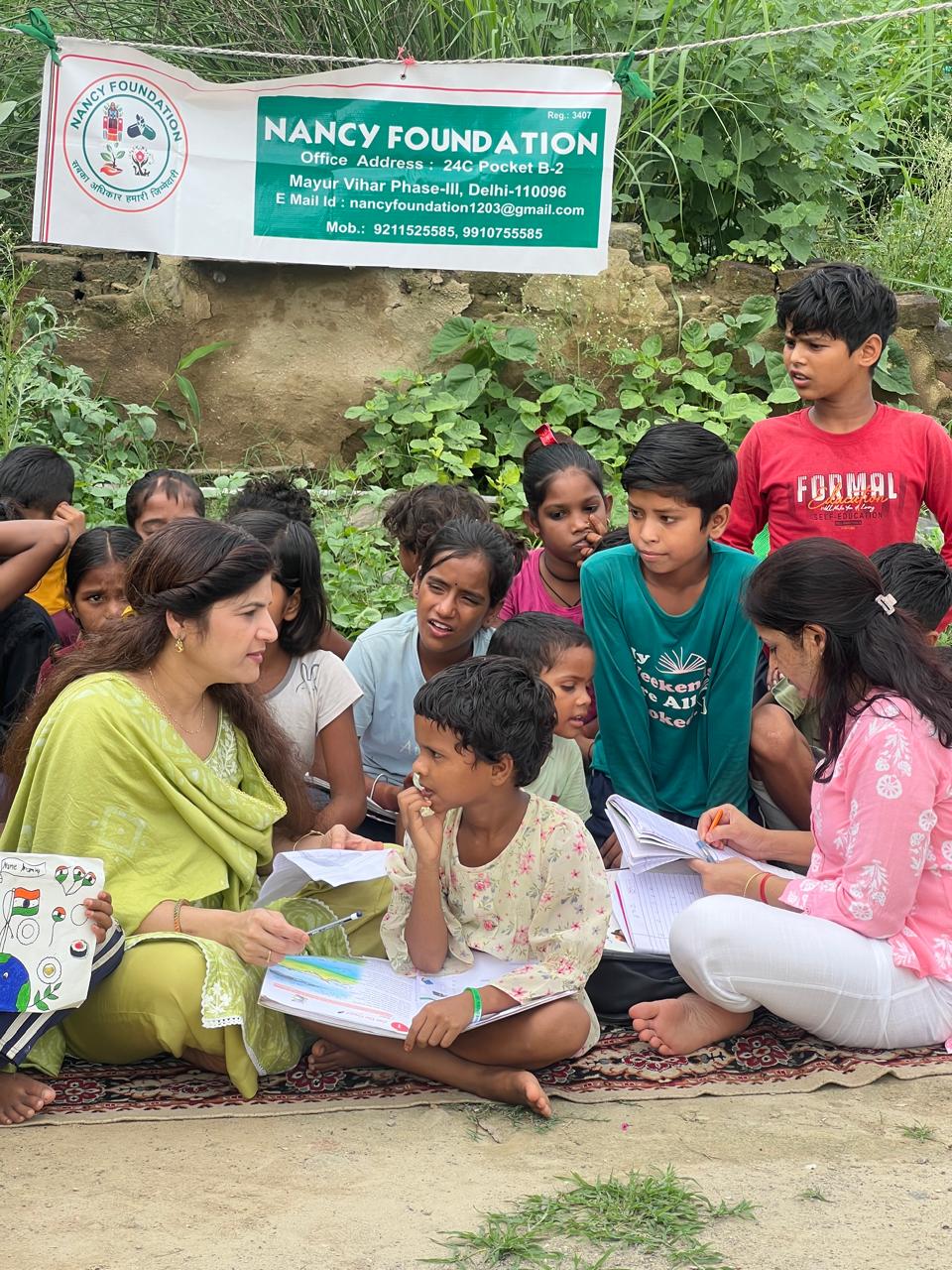 Children happily learning in a classroom