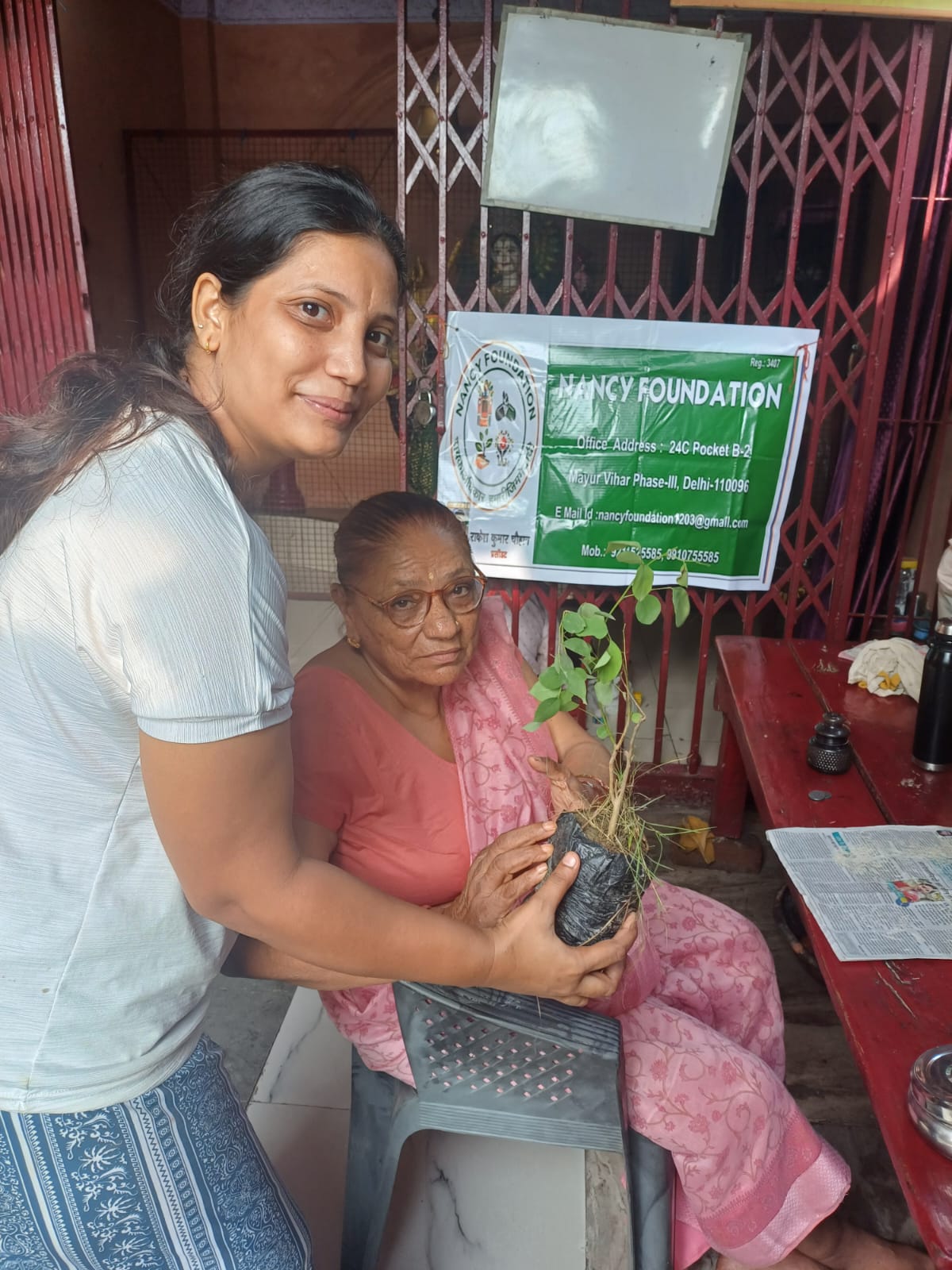 Team at a legal rights seminar.